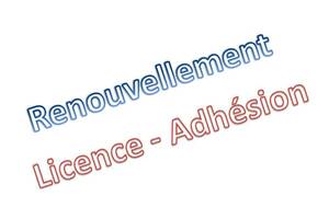 Renouvellement Licence 