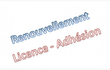 Renouvellement Licence 2025-2026